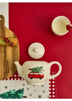 Sinsay - Ceramiczny dzbanek świąteczny z motywem samochodu z choinką - wielobarwny ze sklepu Sinsay w kategorii Dzbanki i zaparzacze - zdjęcie 186787633