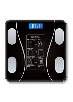 DAM Waga łazienkowa w kolorze czarnym ze sklepu Limango Polska w kategorii Akcesoria łazienkowe - zdjęcie 186789302