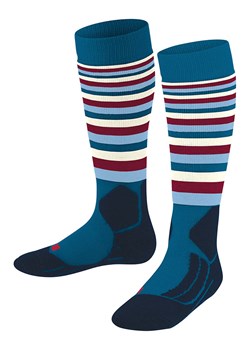 Falke Skarpety funkcyjne &quot;Intermediate Stripes&quot; w kolorze niebieskim ze sklepu Limango Polska w kategorii Skarpetki dziecięce - zdjęcie 186791430