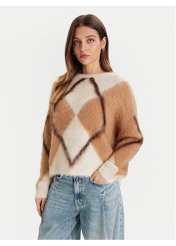 ViCOLO Sweter 55042F Écru Regular Fit ze sklepu MODIVO w kategorii Swetry damskie - zdjęcie 186791673