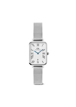 Daniel Wellington Zegarek Quadro Sterling Roman Numerals DW00100863 Srebrny ze sklepu MODIVO w kategorii Zegarki - zdjęcie 186791721