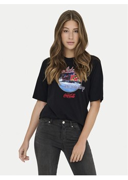 ONLY T-Shirt Coca Cola 15355794 Czarny Regular Fit ze sklepu MODIVO w kategorii Bluzki damskie - zdjęcie 186795403