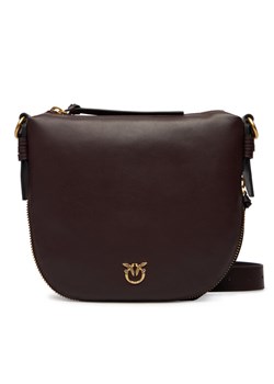 PINKO Torebka Hobo Zip Around Mini Ai 25-26 PLTT 105332 A0QO Bordowy - id: 8053177306712 - marki Pinko - 186795420 PINKO Torebka Hobo Zip Around Mini Ai 25-26 PLTT 105332 A0QO Bordowy ze sklepu MODIVO w kategorii Listonoszki - zdjęcie 186795420