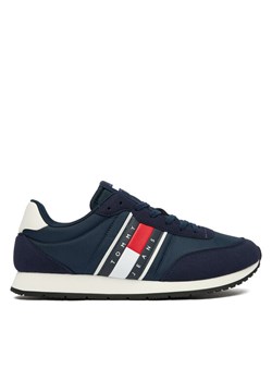 Tommy Jeans Sneakersy Tjm Classic Runner EM0EM01709 Granatowy ze sklepu MODIVO w kategorii Buty sportowe męskie - zdjęcie 186795433