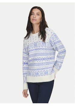 ONLY Sweter Xmas Nordic 15354824 Błękitny Regular Fit ze sklepu MODIVO w kategorii Swetry damskie - zdjęcie 186795441