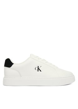 Calvin Klein Sneakersy Classic Cupsole Laceup Lth YM0YM01435 Biały ze sklepu MODIVO w kategorii Buty sportowe męskie - zdjęcie 186795444
