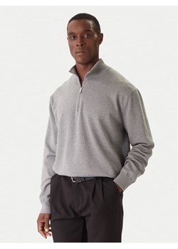 Calvin Klein Sweter LV040BM356 Szary Regular Fit ze sklepu MODIVO w kategorii Swetry męskie - zdjęcie 186795452