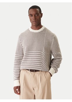 Calvin Klein Sweter LV04LD306G Beżowy Regular Fit ze sklepu MODIVO w kategorii Swetry męskie - zdjęcie 186795454