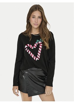 ONLY Sweter Xmas Shine 15355004 Czarny Regular Fit ze sklepu MODIVO w kategorii Swetry damskie - zdjęcie 186795463