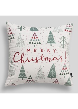 Poszewka na poduszkę Holiday Trees 43x43 cm ze sklepu dekoria.pl w kategorii Dekoracje bożonarodzeniowe - zdjęcie 186797033