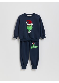 Reserved - Komplet Grinch - granatowy - id: 077FO-59X - marki Reserved - 186797414 Reserved - Komplet Grinch - granatowy ze sklepu Reserved w kategorii Komplety chłopięce - zdjęcie 186797414
