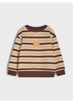 Sinsay - Ocieplana bluza crewneck - kremowy ze sklepu Sinsay w kategorii Bluzy i swetry - zdjęcie 186799132