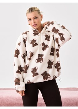 Sinsay - Bluza sherpa z motywem misiów - wielobarwny ze sklepu Sinsay w kategorii Bluzki damskie - zdjęcie 186799291