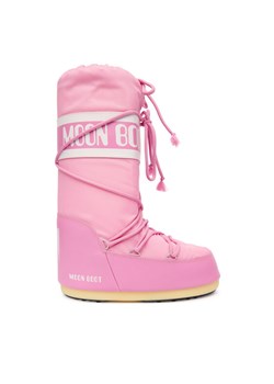 Śniegowce Moon Boot 80D1400440 D Różowy ze sklepu eobuwie.pl w kategorii Buty zimowe dziecięce - zdjęcie 186799350