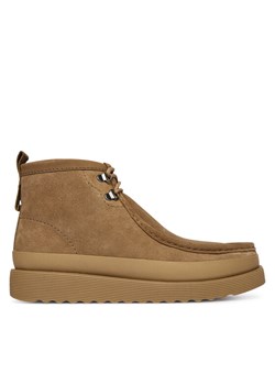 Kozaki Clarks WallabeeFTR2Hi 26183462 Brązowy ze sklepu eobuwie.pl w kategorii Buty zimowe męskie - zdjęcie 186799382