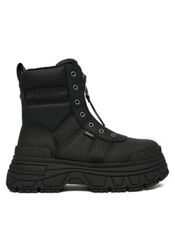Trzewiki Buffalo Fusion Front Zip 1270130 Czarny ze sklepu eobuwie.pl w kategorii Botki - zdjęcie 186799393