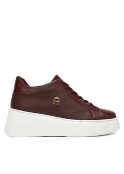 Sneakersy Aigner 1252570 Bordowy ze sklepu eobuwie.pl w kategorii Buty sportowe damskie - zdjęcie 186799431