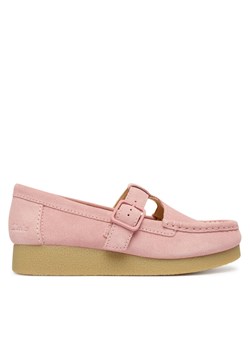 Półbuty Clarks WallabeeEVOBar 26184614 Różowy ze sklepu eobuwie.pl w kategorii Buty sportowe damskie - zdjęcie 186799470