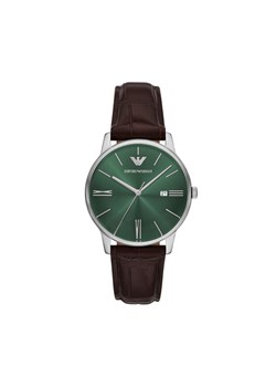 Emporio Armani Zegarek Minimalist AR11672 Brązowy ze sklepu MODIVO w kategorii Zegarki - zdjęcie 186800174