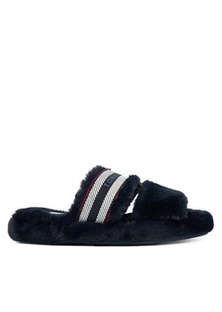 Tommy Hilfiger Kapcie Hilfiger Fur Slipper FW0FW08854 Granatowy ze sklepu MODIVO w kategorii Kapcie damskie - zdjęcie 186800182