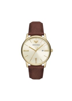 Emporio Armani Zegarek Minimalist AR11610 Brązowy ze sklepu MODIVO w kategorii Zegarki - zdjęcie 186800201