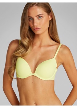 Calvin Klein Biustonosz damski na fiszbinach Kobiety Sztuczne włókno cytrynowy jednolity ze sklepu vangraaf w kategorii Biustonosze - zdjęcie 186800672