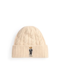 POLO RALPH LAUREN Wełniana czapka | z dodatkiem lnu ze sklepu Gomez Fashion Store w kategorii Czapki zimowe damskie - zdjęcie 186801464