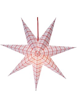 STAR Trading Dekoracyjna zawieszka w kolorze biało-czerwonym - Ø 54 cm ze sklepu Limango Polska w kategorii Oświetlenie - zdjęcie 186802680