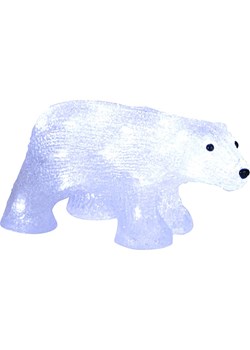 Best Season Dekoracyjna figurka LED &quot;Crystal Bear&quot; w kolorze białym - 30 x 16 cm ze sklepu Limango Polska w kategorii Dekoracje bożonarodzeniowe - zdjęcie 186802682