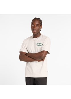 Koszulka męska New Balance MT43556AHH – beżowa ze sklepu New Balance Poland w kategorii T-shirty męskie - zdjęcie 186804312