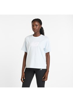 Koszulka damska New Balance WT43583IB – niebieska ze sklepu New Balance Poland w kategorii Bluzki damskie - zdjęcie 186804343