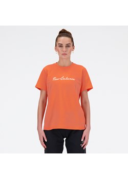 Koszulka damska New Balance WT41909GFR – pomarańczowa ze sklepu New Balance Poland w kategorii Bluzki damskie - zdjęcie 186804352