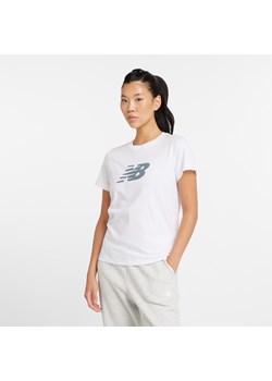 Koszulka damska New Balance WT43582WT – biała ze sklepu New Balance Poland w kategorii Bluzki damskie - zdjęcie 186804372