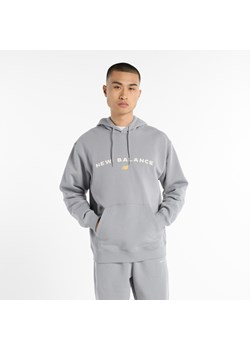 Bluza męska New Balance MT51516YST – szara ze sklepu New Balance Poland w kategorii Bluzy męskie - zdjęcie 186804413