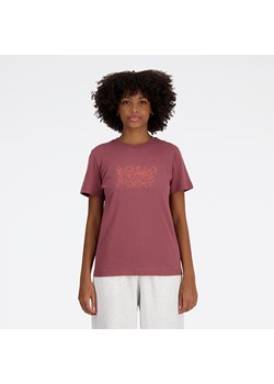 Koszulka damska New Balance WT41912WAD – różowa ze sklepu New Balance Poland w kategorii Bluzki damskie - zdjęcie 186804424