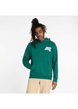 Bluza męska New Balance MT43563MHN – zielona ze sklepu New Balance Poland w kategorii Bluzy męskie - zdjęcie 186804444