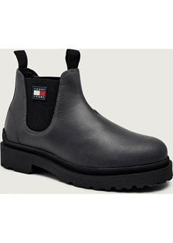 Tommy Jeans Skórzane sztyblety CHELSEA ze sklepu Gomez Fashion Store w kategorii Buty zimowe męskie - zdjęcie 186806122
