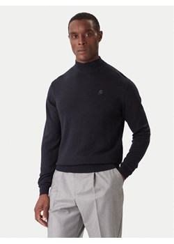 KARL LAGERFELD Golf 655002 554399 Granatowy Slim Fit ze sklepu MODIVO w kategorii Swetry męskie - zdjęcie 186806320