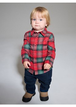 Sinsay - Koszula w kratę - czerwony - id: 921FW-33X - marki Sinsay - 186808150 Sinsay - Koszula w kratę - czerwony ze sklepu Sinsay w kategorii Koszulki niemowlęce - zdjęcie 186808150