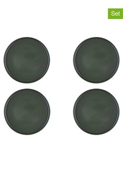 Björn Talerze obiadowe (4 szt.) "Scandi" w kolorze oliwkowym - Ø 27,5 cm ze sklepu Limango Polska w kategorii Naczynia - zdjęcie 186808293