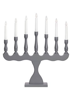 Marksljöd Lampa adwentowa &quot;Svaneholm&quot; w kolorze szarym - 51 x 58 cm ze sklepu Limango Polska w kategorii Dekoracje bożonarodzeniowe - zdjęcie 186808820