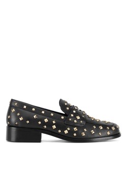 Loafersy Eva Minge AMINA-115985 Czarny ze sklepu eobuwie.pl w kategorii Lordsy damskie - zdjęcie 186809930
