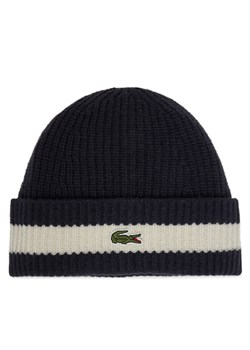 Czapka Lacoste RB9883 Granatowy ze sklepu eobuwie.pl w kategorii Czapki zimowe męskie - zdjęcie 186810014