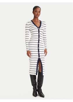 Guess Sukienka dzianinowa W5YK98 Z2YK2 Biały Slim Fit ze sklepu MODIVO w kategorii Sukienki - zdjęcie 186811034