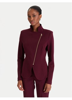 Rinascimento Marynarka CFC0125220003 Bordowy Slim Fit - id: 0000305802934 - marki Rinascimento - 186811060 Rinascimento Marynarka CFC0125220003 Bordowy Slim Fit ze sklepu MODIVO w kategorii Marynarki damskie - zdjęcie 186811060