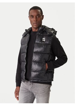 KARL LAGERFELD Kamizelka 505023 554590 Czarny Regular Fit ze sklepu MODIVO w kategorii Kamizelki męskie - zdjęcie 186811064