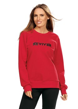 Bluza nierozpinana Reviver F5603 czerwony ze sklepu kontri.pl w kategorii Bluzy damskie - zdjęcie 186811940