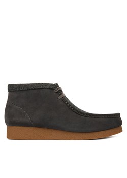 Trzewiki Clarks WallabeeEVO BT 26183994 Szary ze sklepu eobuwie.pl w kategorii Buty zimowe męskie - zdjęcie 186814130