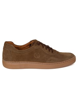 Buty męskie KOMODO 918K skórzane casual zamszowe brązowe - id: 11300n - marki Komodo - 186815724 Buty męskie KOMODO 918K skórzane casual zamszowe brązowe ze sklepu butyolivier w kategorii Półbuty damskie - zdjęcie 186815724