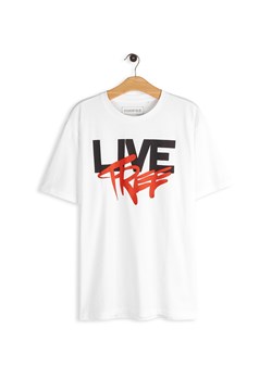 GATE Bawełniana koszulka z napisem S ze sklepu gateshop w kategorii T-shirty męskie - zdjęcie 186815854